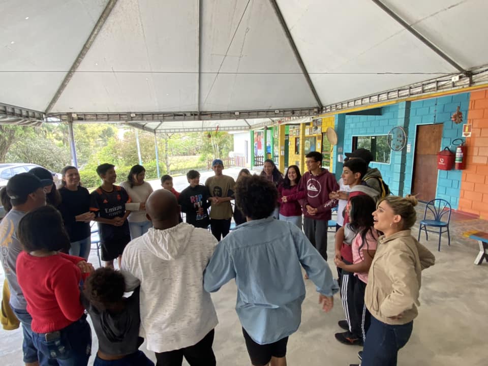 Foto panorâmica da chácara onde o Instituto está localizado