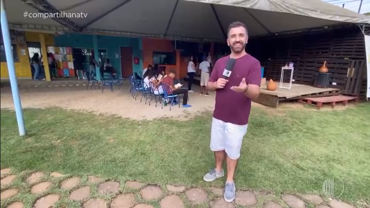 Reportagem sobre o Dia do Livro com autor Marcelo Barbosa